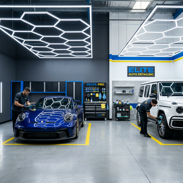 Equipe de Estética Automotiva em Jundiaí e região realizando trabalho de detalhamento